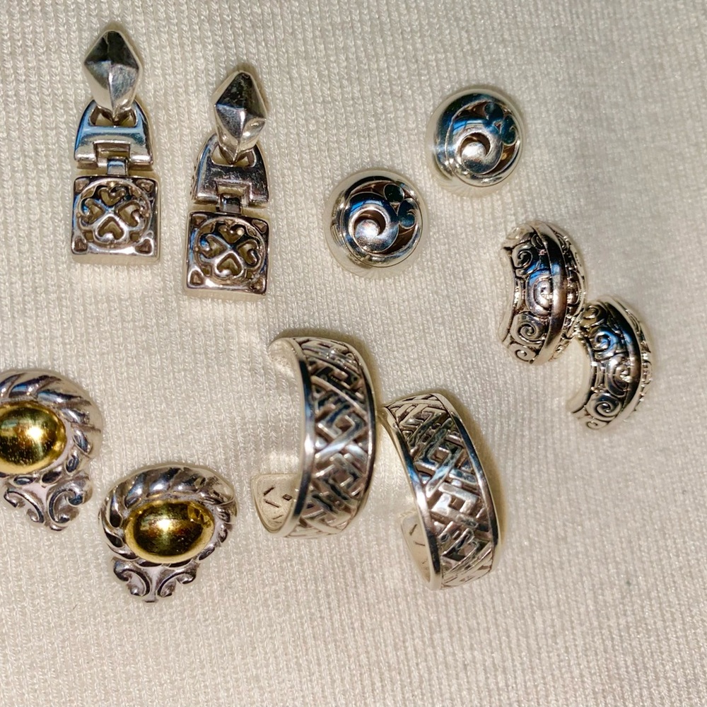 Lot of 5 pair Vintage Brighton post earrings